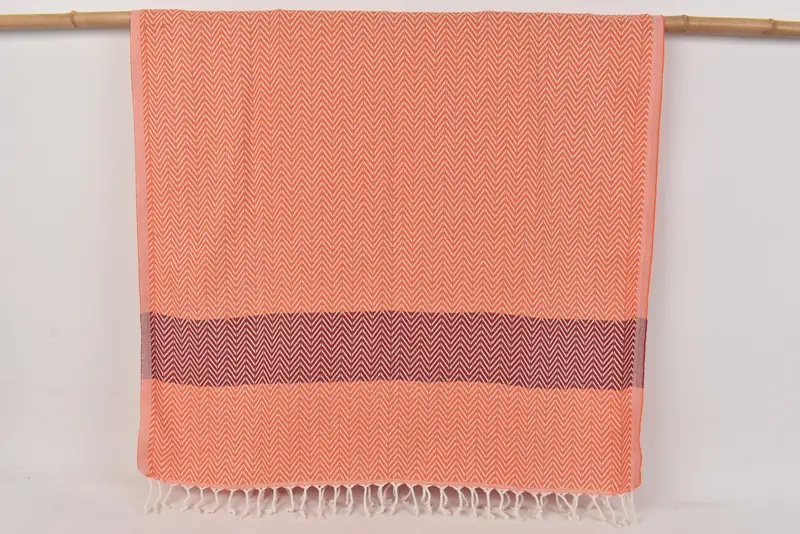 Gift For Him, Pool Towels, 70x40 Cotton Chevron Towel, Quick-dry travel peshtemal towel, Housewarming Gift, Bachelor Gift, Personalized Gift - 8