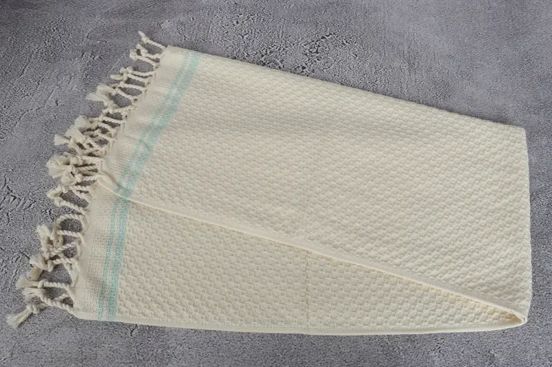 Valentines Gift, 38x18 Cotton Striped Towel, Personalized Dish Towel, Monogram Hand Towel, Best Friend Gift, Girl Trip Party Favor, Bathroom Towels - 6