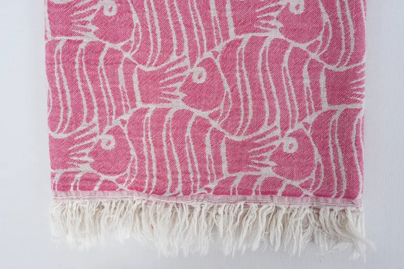 Türkisches Handtuchmonogramm, Beste Freund Weihnachtsgeschenk, personalisierte Geschenke, 40x24 Baumwollfisch -Designtuch, personalisiertes Geschenk, monogrammiertes Handtuch - 3
