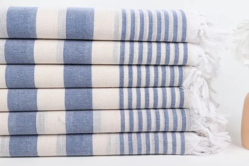 68x36 Cotton Striped Towel, Oversized Beach Towel, Large Turkish Towel, Cotton towel, Wedding Gift Ideas, Bachelorette Party Gifts Bridesmaids - 3
