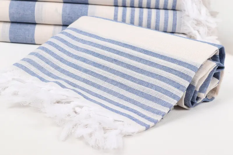 68x36 Cotton Striped Towel, Oversized Beach Towel, Large Turkish Towel, Cotton towel, Wedding Gift Ideas, Bachelorette Party Gifts Bridesmaids - 4
