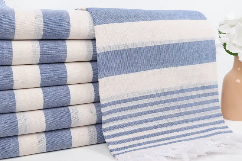 68x36 Cotton Striped Towel, Oversized Beach Towel, Large Turkish Towel, Cotton towel, Wedding Gift Ideas, Bachelorette Party Gifts Bridesmaids - 2