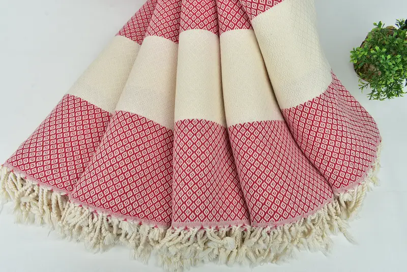 Personalized Wedding Gift, Bridesmaid Gift Towel, Gift Boxes Towel, Authentic Turkish hammam peshtemal, Custom Towel, 70x36 Linen Diamond Towel - 4