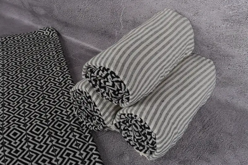Hızlı kuru plaj havlu, en iyi arkadaş hediye fikirleri, kişiselleştirilmiş Türk havlu, 76x38 pamuklu elmas havlu, plaj havlu toplu, monogramlı Türk havlu - 8