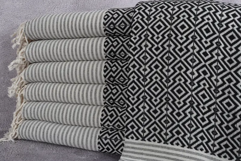 Hızlı kuru plaj havlu, en iyi arkadaş hediye fikirleri, kişiselleştirilmiş Türk havlu, 76x38 pamuklu elmas havlu, plaj havlu toplu, monogramlı Türk havlu - 1