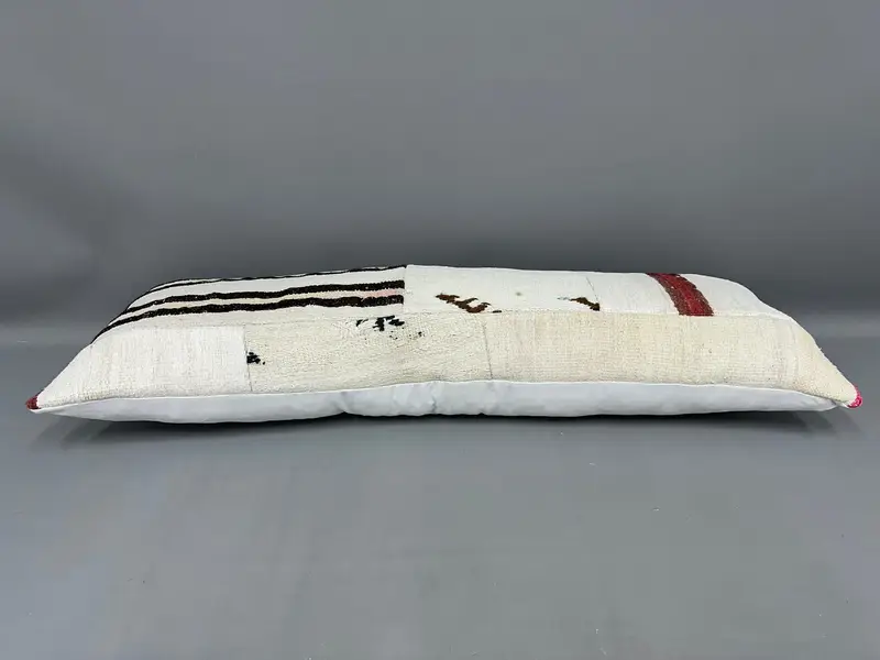 Pillow for Couch, Boho Throw Pillow Case, Turkish Pillow, Kilim Pillow, 16x48 Beige Pillow Case, Pillow Cover, Bohemian Cushion Cushion - 7