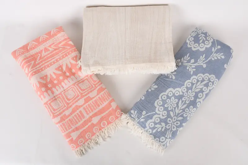 Housewarming Gift, Monogram Blanket, Wedding Hand Made Gift, Turkish Blanket, 80x60 Cotton Set of 5 Towel, Bachelor Bachelorette Party Favors - 7