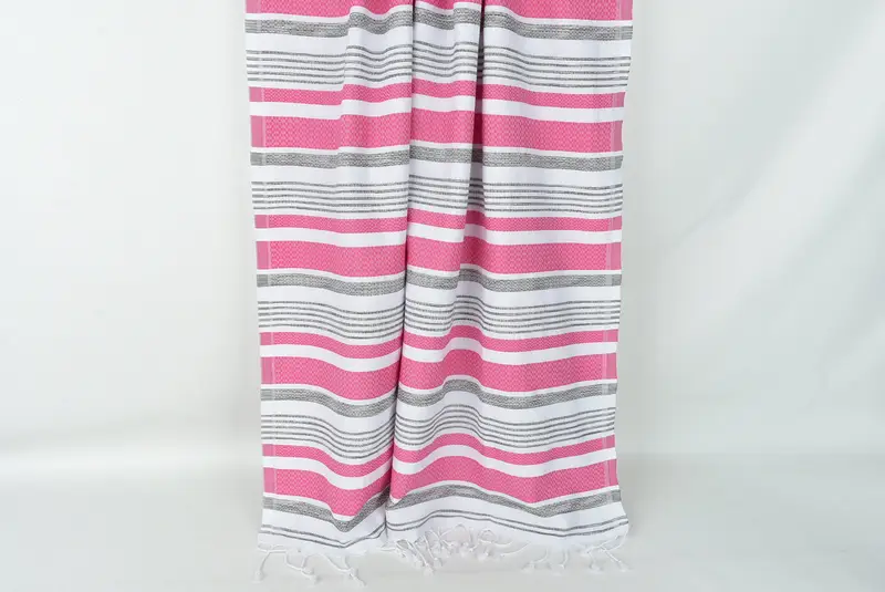 Hammam towel, Best Friend Wedding Gift, 70x40 Cotton Striped Towel, Embroidered Towel, Handwoven Turkish Towel, Wedding Gift, Custom Gifts - 8