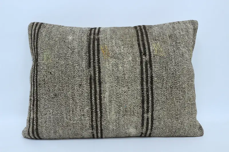 Living Room Throw Pillow, 20x28 Brown Pillow Sham, Interior Designer Pillow, Vintage Pillow, Outdoor Pillow Cover, Pillow, Kilim Cushion Sham - 1