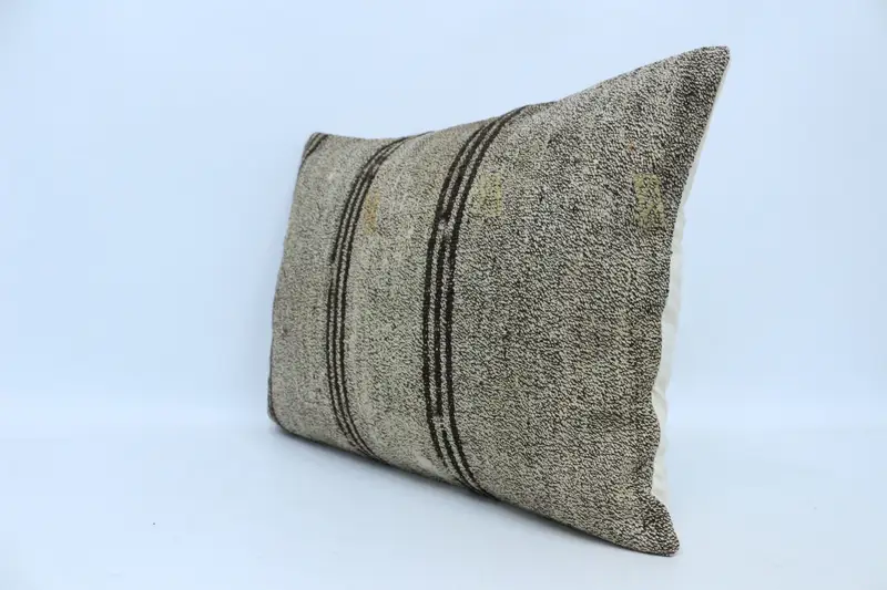 Living Room Throw Pillow, 20x28 Brown Pillow Sham, Interior Designer Pillow, Vintage Pillow, Outdoor Pillow Cover, Pillow, Kilim Cushion Sham - 4