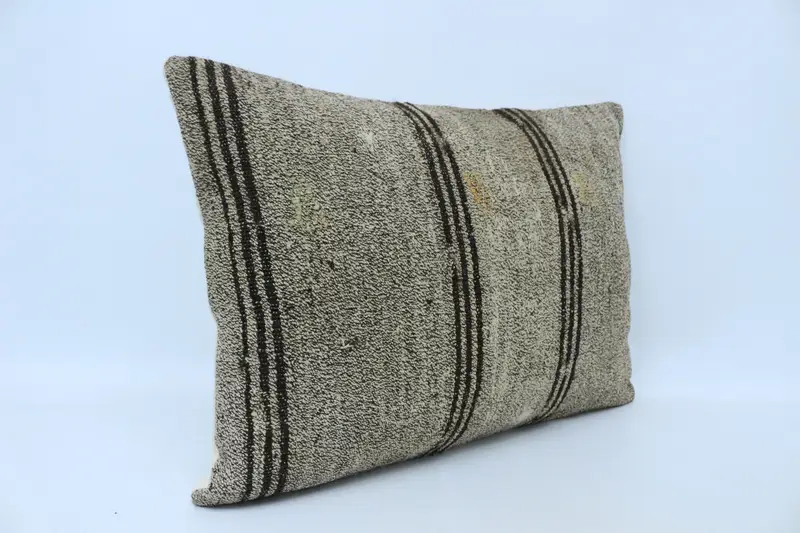 Living Room Throw Pillow, 20x28 Brown Pillow Sham, Interior Designer Pillow, Vintage Pillow, Outdoor Pillow Cover, Pillow, Kilim Cushion Sham - 3