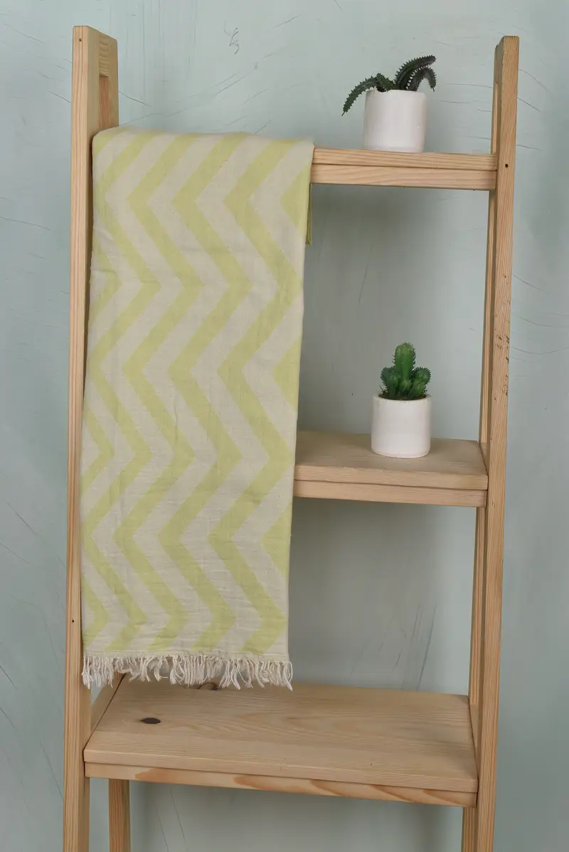 Personalized Wedding Gift, Unique Wedding Gift, Home Decor Gifts, Custom Wedding Gift, Guest Towel, 70x40 Cotton Zigzag Design Towel, Grandma Gift - 8