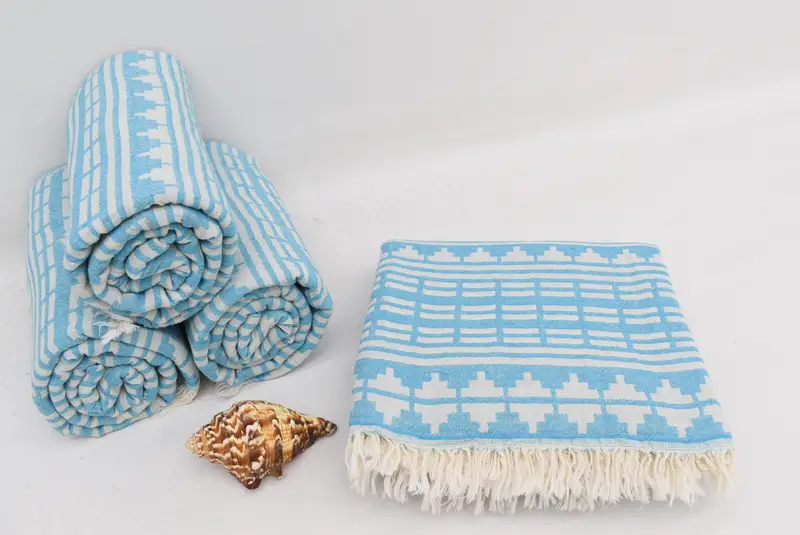 Custom Gift, Maid Of Honor Gift, Wedding Favors, Personalized Home Gift Wedding, Turkish Towel Bulk, 70x40 Linen Kilim Design Towel, Peshtemal Towel - 8