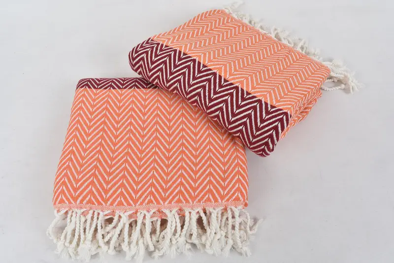 Turkish Towel Beach Towel, Personalized Towel, Sand-resistant towel, 70x40 Cotton Chevron Towel, Monogrammed Beach Towel, Personalize Gift - 7