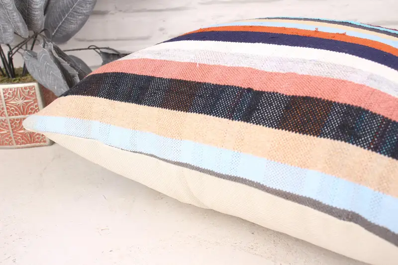 Boho Pillow Sham Cover, 18x18 Green Cushion, Kilim Pillow, Kilim Pillow Cover, Pillow Case, Handmade Cushion Cover - 6