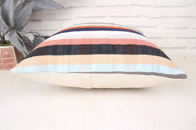 Boho Pillow Sham Cover, 18x18 Green Cushion, Kilim Pillow, Kilim Pillow Cover, Pillow Case, Handmade Cushion Cover - 5