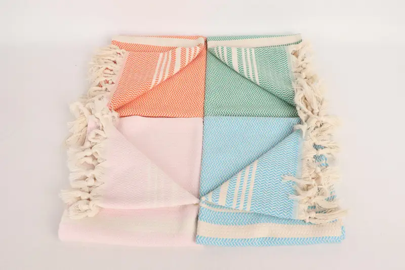 Wedding Gift, Personalized Hand Towel, Wedding Favors, Best Friend Gift Ideas, Customized Turkish Towel, Summer Towel, 40x18 Cotton Striped Towel - 4