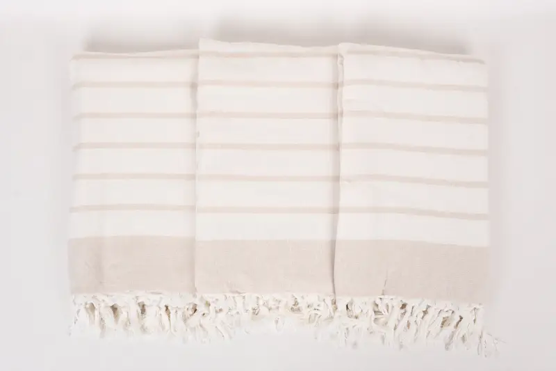 Organic towel, 68x39 Cotton Striped Towel, Quick-dry travel peshtemal towel, Bridal Shower Gift, Bachelorette Party Gifts Bridesmaids, Baby Boy Gift - 8
