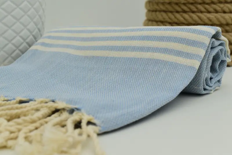 Lightweight towel, Wedding Favors, Monogram Turkish Towel, 68x40 Cotton Striped Towel, Organic cotton peshtemal for spa and beach, Valentines Gift - 6