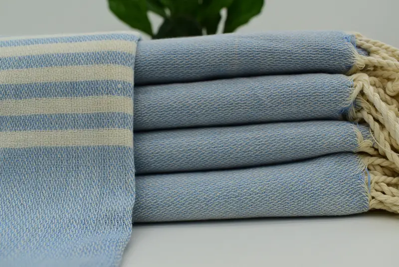 Lightweight towel, Wedding Favors, Monogram Turkish Towel, 68x40 Cotton Striped Towel, Organic cotton peshtemal for spa and beach, Valentines Gift - 1