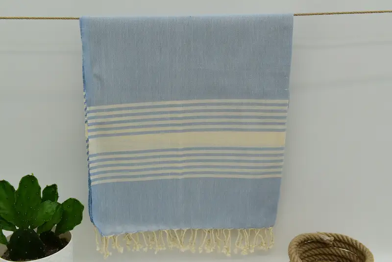 Lightweight towel, Wedding Favors, Monogram Turkish Towel, 68x40 Cotton Striped Towel, Organic cotton peshtemal for spa and beach, Valentines Gift - 7
