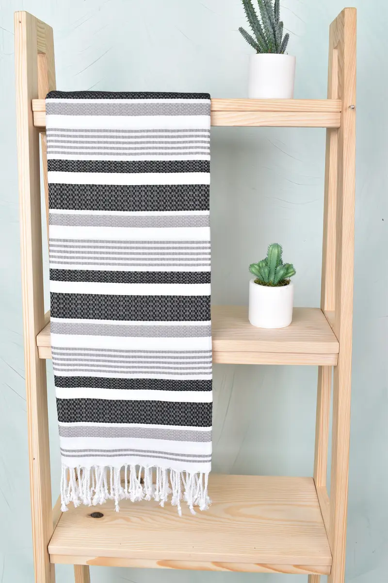 Pool Towels, Turkish Towel Beach, 70x40 Cotton Striped Towel, Custom Wedding Gift, Gift For Best Friend, Turkish beach towel, Girl Trip Party Favor - 8