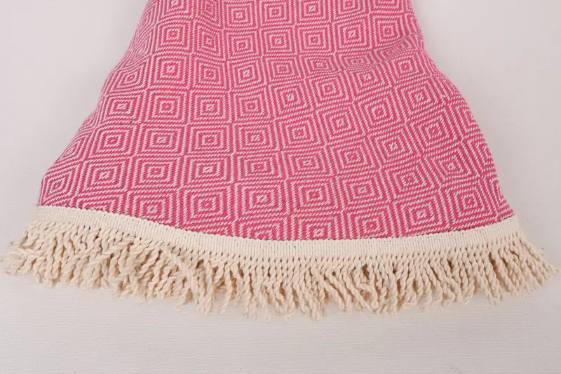 Bridesmaid Gift, Best Friend Wedding Gift, 64x64 Cotton Round Diamond Towel, Home Gift, Personalized Gifts, Organic Cotton Towel, Quick-dry towel - 1