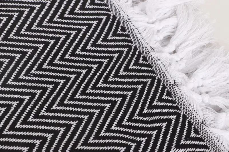 Gift For The Home Decor, 96x80 Cotton Chevron Towel, Turkish Blanket, Family Gift Basket, Bachelorette Party Favors, Woven Throw Blanket, Xmas Gifts - 7