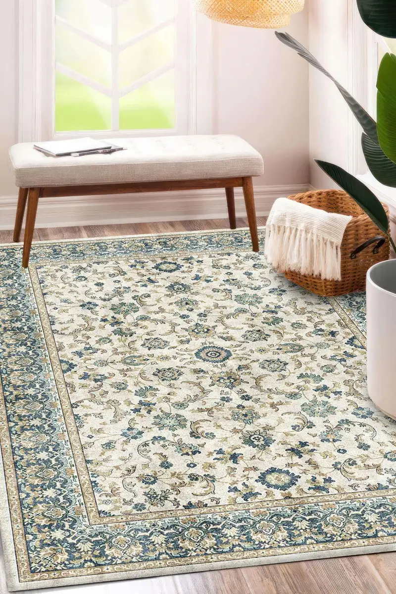 Alfombra estampada Tılsım: tacto aterciopelado, diseño elegante, hogar moderno