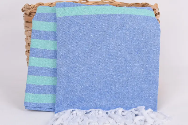 Organic towel, Luxury Turkish peshtemal beach towel, Bridesmaid Gift, 70x36 Cotton Striped Towel, Quick-dry towel, Bachelor Party Gifts - 5
