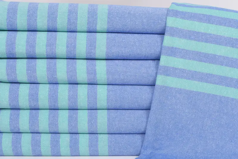 Organic towel, Luxury Turkish peshtemal beach towel, Bridesmaid Gift, 70x36 Cotton Striped Towel, Quick-dry towel, Bachelor Party Gifts - 2