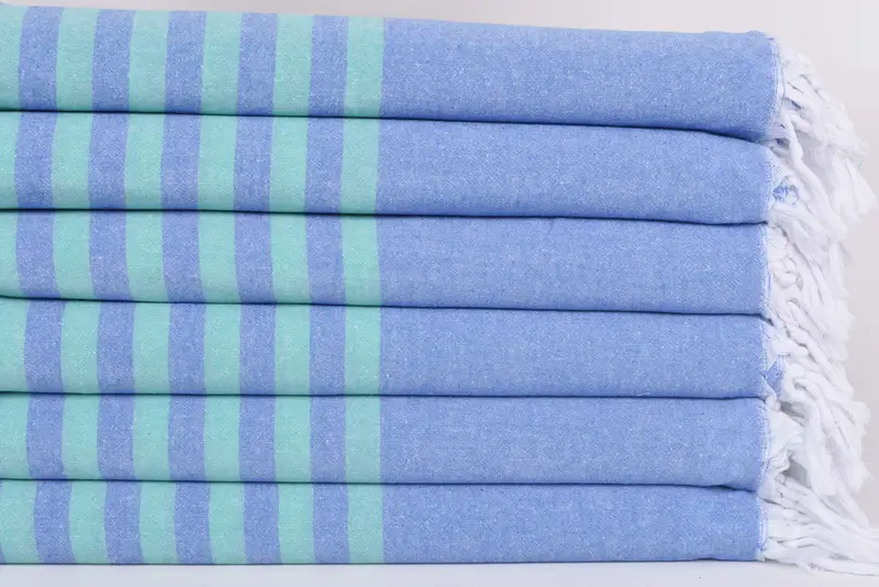 Organic towel, Luxury Turkish peshtemal beach towel, Bridesmaid Gift, 70x36 Cotton Striped Towel, Quick-dry towel, Bachelor Party Gifts - 3