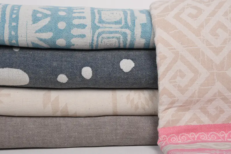Woven Blanket, 80x60 Cotton Set of 5 Towel, Custom Wedding Gift From Bridesmaid, Custom Wedding Gifts, Personalized Blanket, House Warming Gift - 2