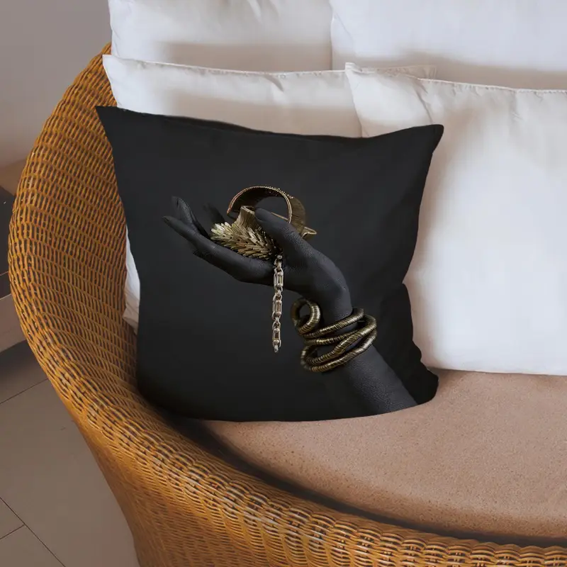 Afrikalı Kadın Baskı Yastığı: Kız Odası için Şık Dekor