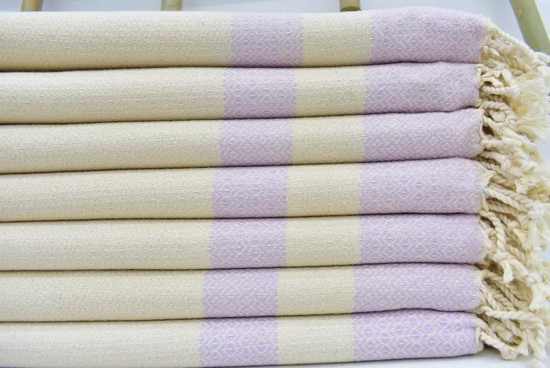 Bridesmaid Gifts, 70x40 Cotton Geometric Towel, Handmade Gift, Gift For Her, Embroidered Beach Towel, Gym Towel, Cute Beach Towel, Customized Towels - 1