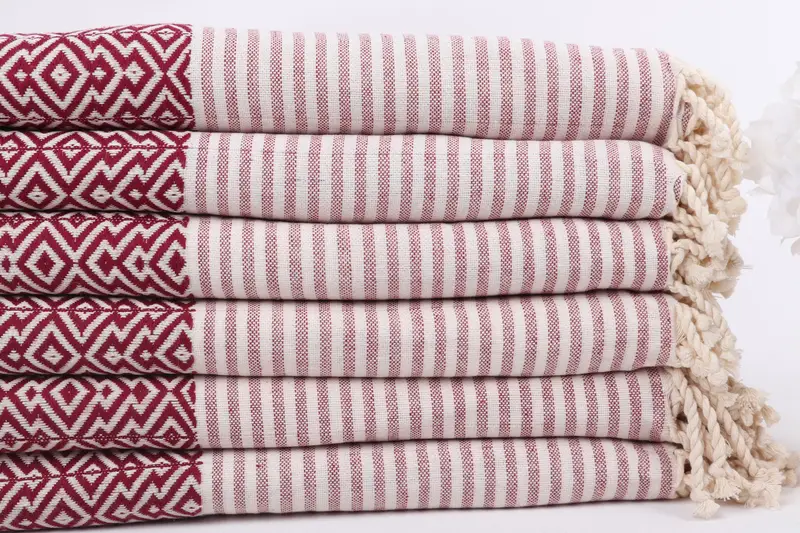 Thin towel, Peshtemal, Luxury towel, Bridal Shower Gift, Spa Towel, Bachelor Party Favors, Towel With Name, Pool Towels, 76x38 Cotton Diamond Towel - 3