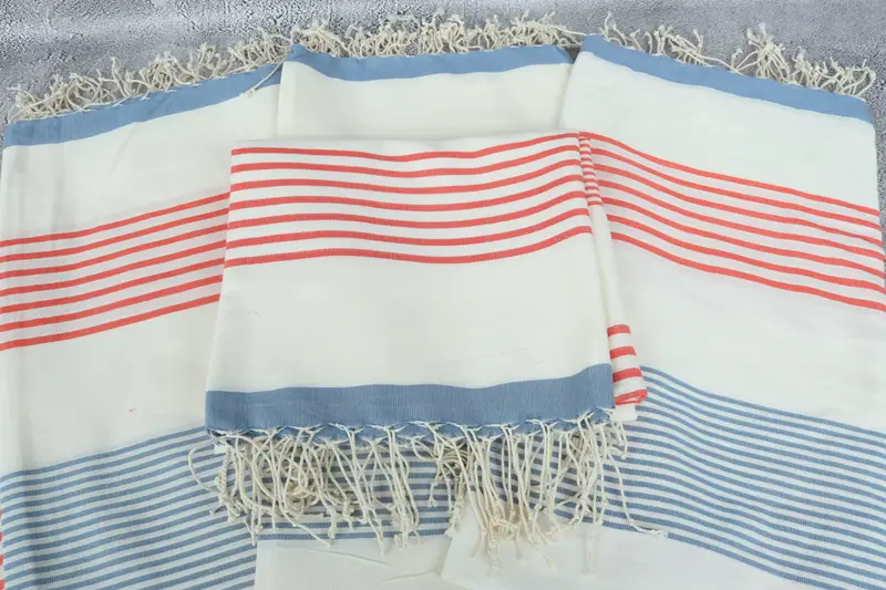 70x40 Cotton Striped Towel, Custom Beach Towel, Embroidered Beach Towel, Best Beach Towel, Bachelorette Party Favors, Valentines Day Gift For Him - 4