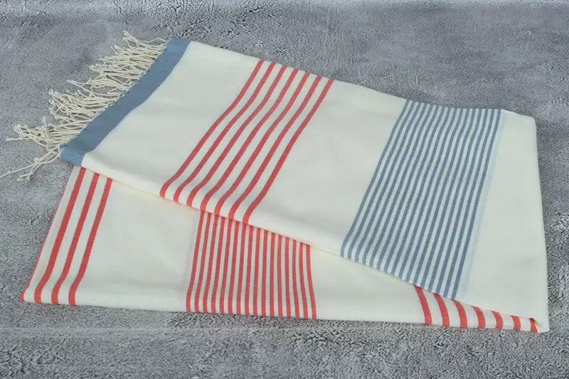 70x40 Cotton Striped Towel, Custom Beach Towel, Embroidered Beach Towel, Best Beach Towel, Bachelorette Party Favors, Valentines Day Gift For Him - 6