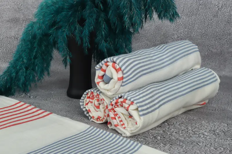 70x40 Cotton Striped Towel, Custom Beach Towel, Embroidered Beach Towel, Best Beach Towel, Bachelorette Party Favors, Valentines Day Gift For Him - 8