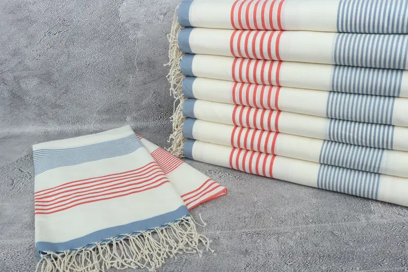70x40 Cotton Striped Towel, Custom Beach Towel, Embroidered Beach Towel, Best Beach Towel, Bachelorette Party Favors, Valentines Day Gift For Him - 2