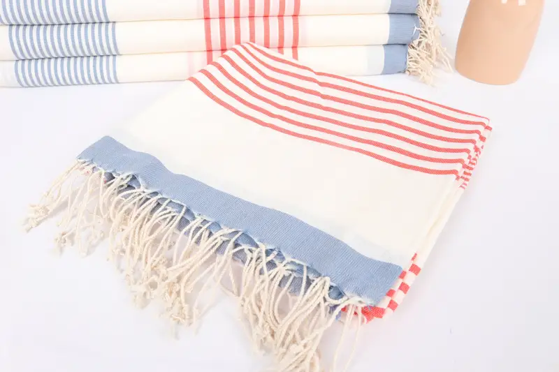 70x40 Cotton Striped Towel, Personalized Bridesmaid Gift, Custom Name Towel, Bachelorette Party Favors Beach, Best Friend Gift, Monogram Beach Towel - 5