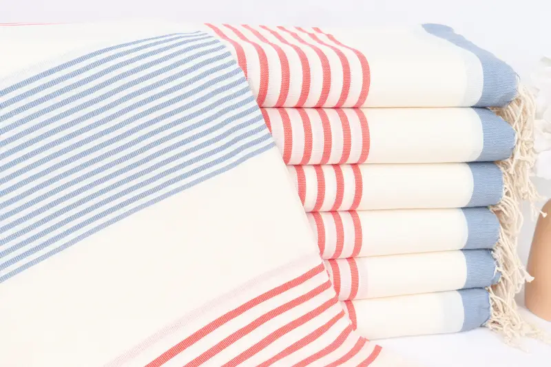 70x40 Cotton Striped Towel, Personalized Bridesmaid Gift, Custom Name Towel, Bachelorette Party Favors Beach, Best Friend Gift, Monogram Beach Towel - 1