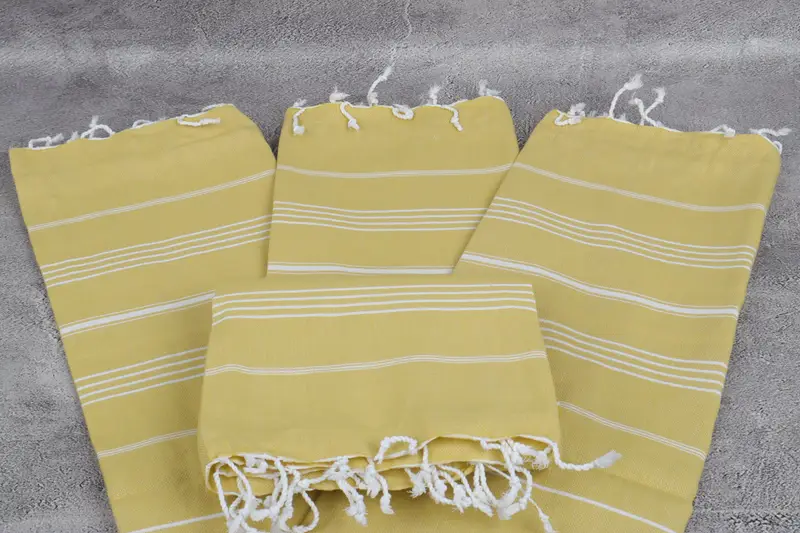 Embroidered Turkish Towel, Customized Towels, Cute Beach Towel, 70x40 Cotton Striped Towel, Bath towel, Custom Beach Towel, Luxury towel - 4