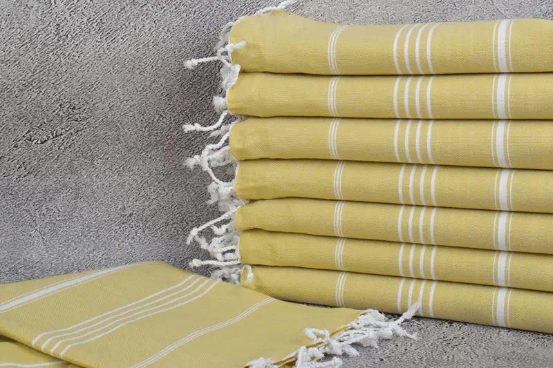 Embroidered Turkish Towel, Customized Towels, Cute Beach Towel, 70x40 Cotton Striped Towel, Bath towel, Custom Beach Towel, Luxury towel - 2