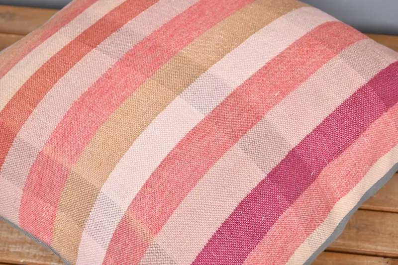 20x20 Pink Pillow Cover, Pillow for Sofa, Sofa Pillow Sham, Turkish Pillow, Bright Pillow Cover, Cushion, Rustic Pillow Case, Home Decor Pillow - 4