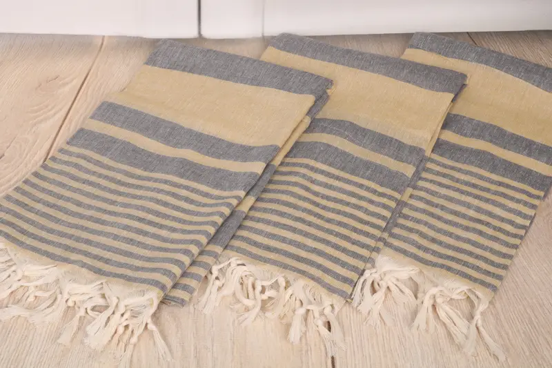 Bridal Party Gifts, Bath towel, Beach towel, Bachelorette Party Items, Towel With Name, Personalized Wedding Gift, 70x40 Cotton Striped Towel - 6