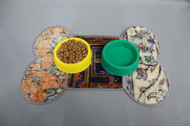 Blue & Orange Absorbent Pet Mat, Durable and Waterproof Dog Pad