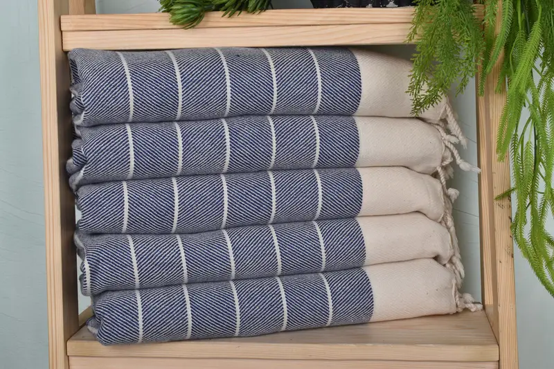 Brautjungferngeschenke, Hochzeitsbevorzugungen, Geschenk für Hochzeitstag, türkisches Handtuch Handtuch, Gasttuch, Mutter des Bräutigamgeschenks, 36x16 Baumwollstreifentuch - 1