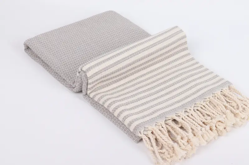 Organic Towel, Valentines Gift, Custom Wedding Gifts, Girls Weekend Favors, Home Decor Gifts, 68x40 Cotton Striped Towel, Best Beach Towel - 6
