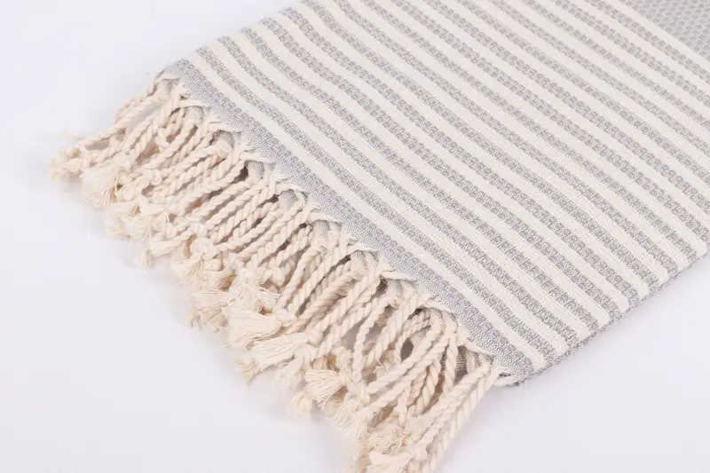 Organic Towel, Valentines Gift, Custom Wedding Gifts, Girls Weekend Favors, Home Decor Gifts, 68x40 Cotton Striped Towel, Best Beach Towel - 7